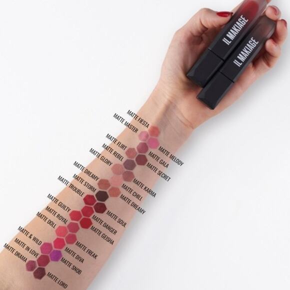 IL MAKIAGE Infinity Lip Cream Long-wear Matte Royal Lip Color 401 - Picture 8 of 8